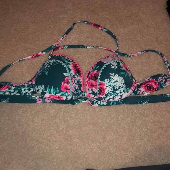 Floral bathing suit top - Picture 1 of 3